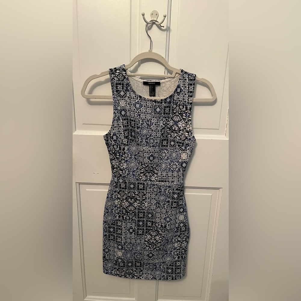 Forever 21 Patterned Bodycon Dress